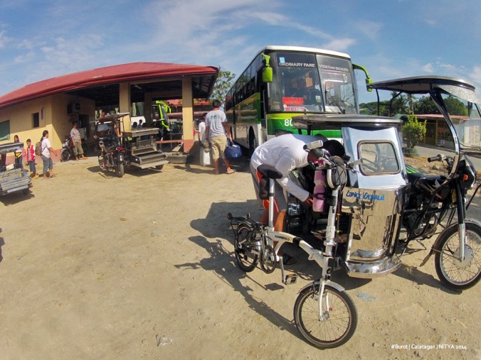 For P150-P200, a trike can take you to Burot beach. We rented one to carry our bags.